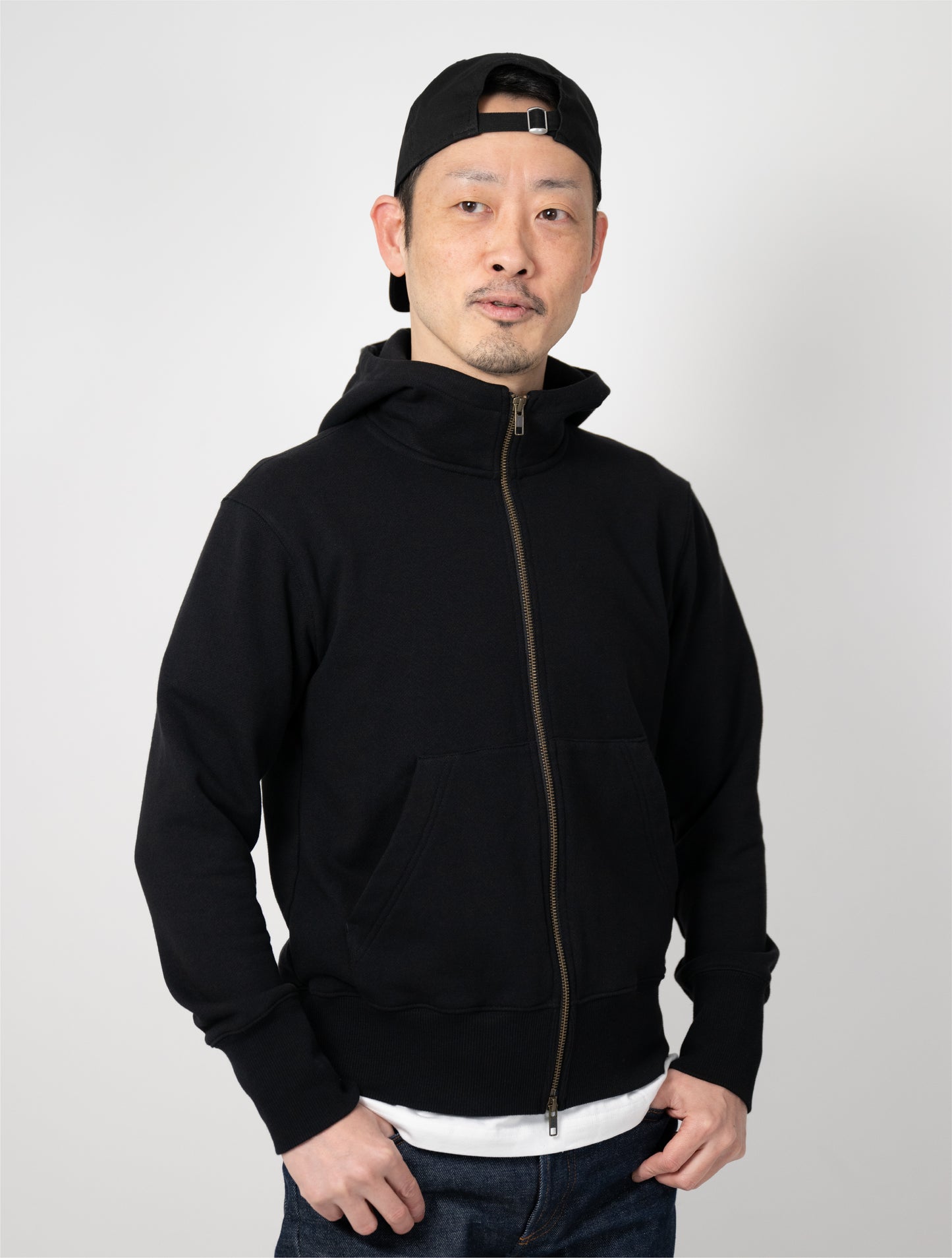 Fitted Full-Zip Hoodie