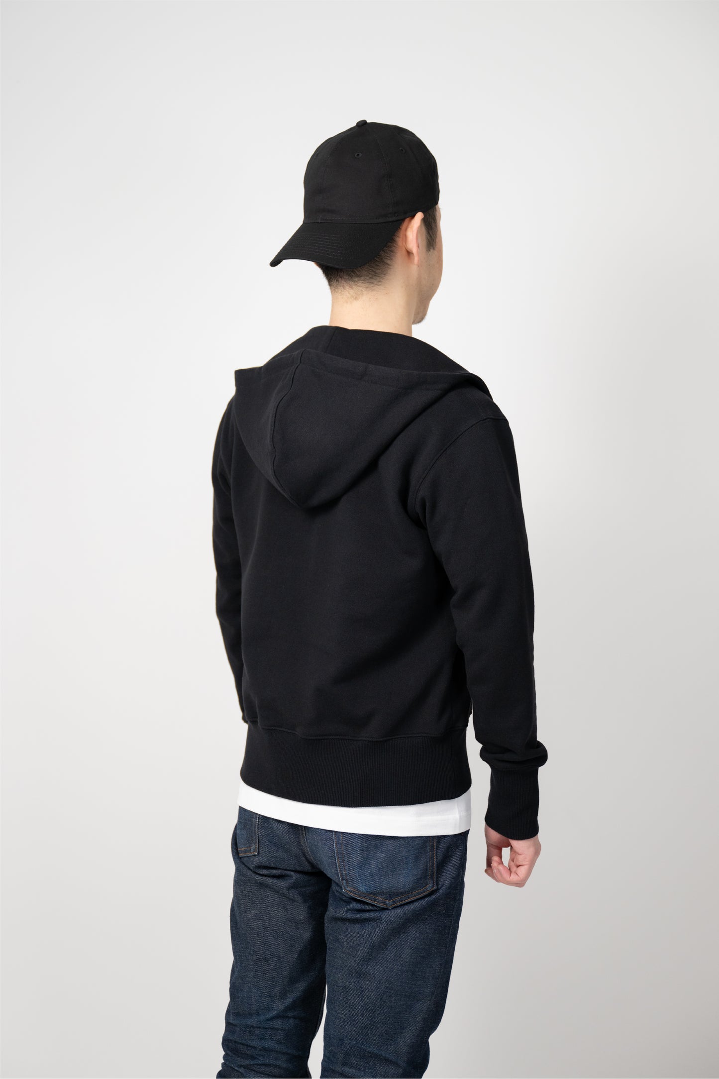 Fitted Full-Zip Hoodie