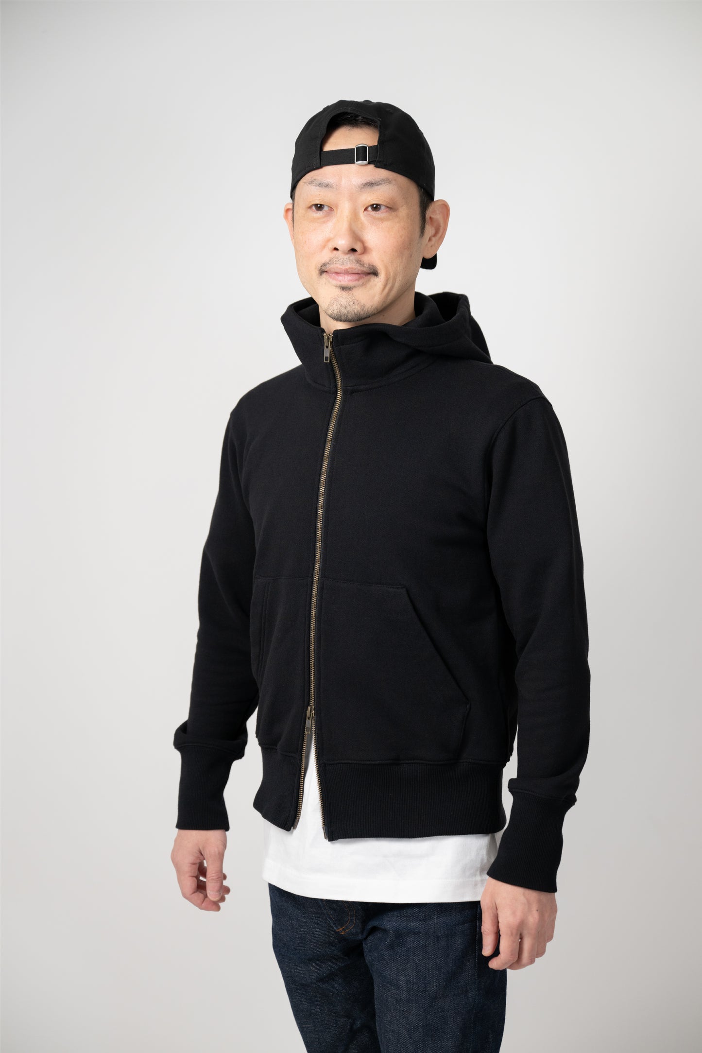 Fitted Full-Zip Hoodie